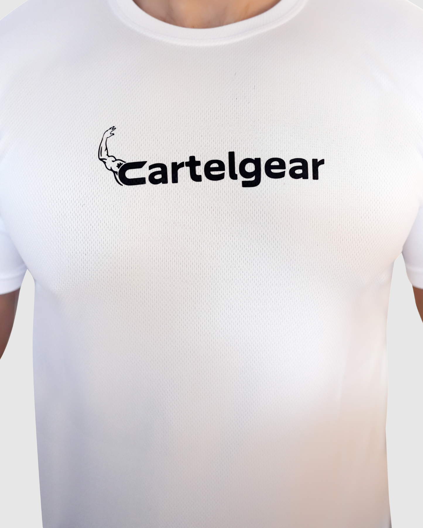 Airflow Mesh White Tee