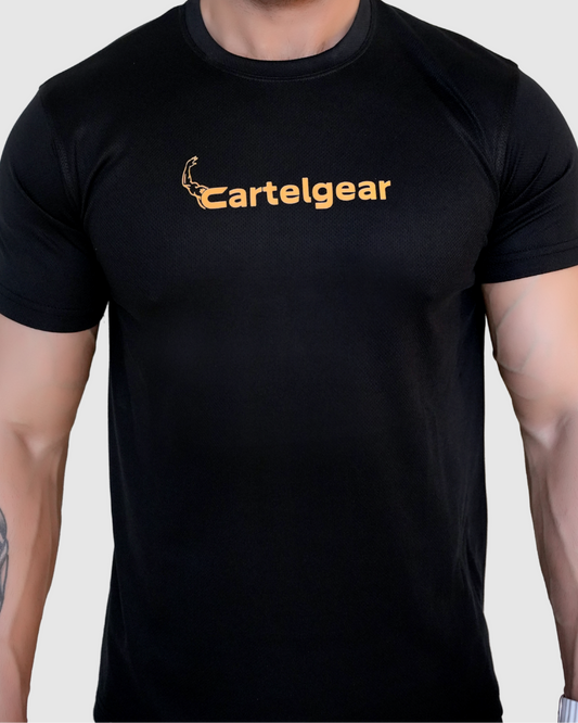 Airflow Mesh Black Tee