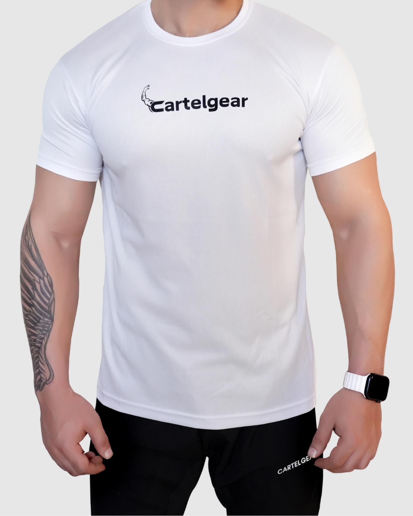 Airflow Mesh White Tee