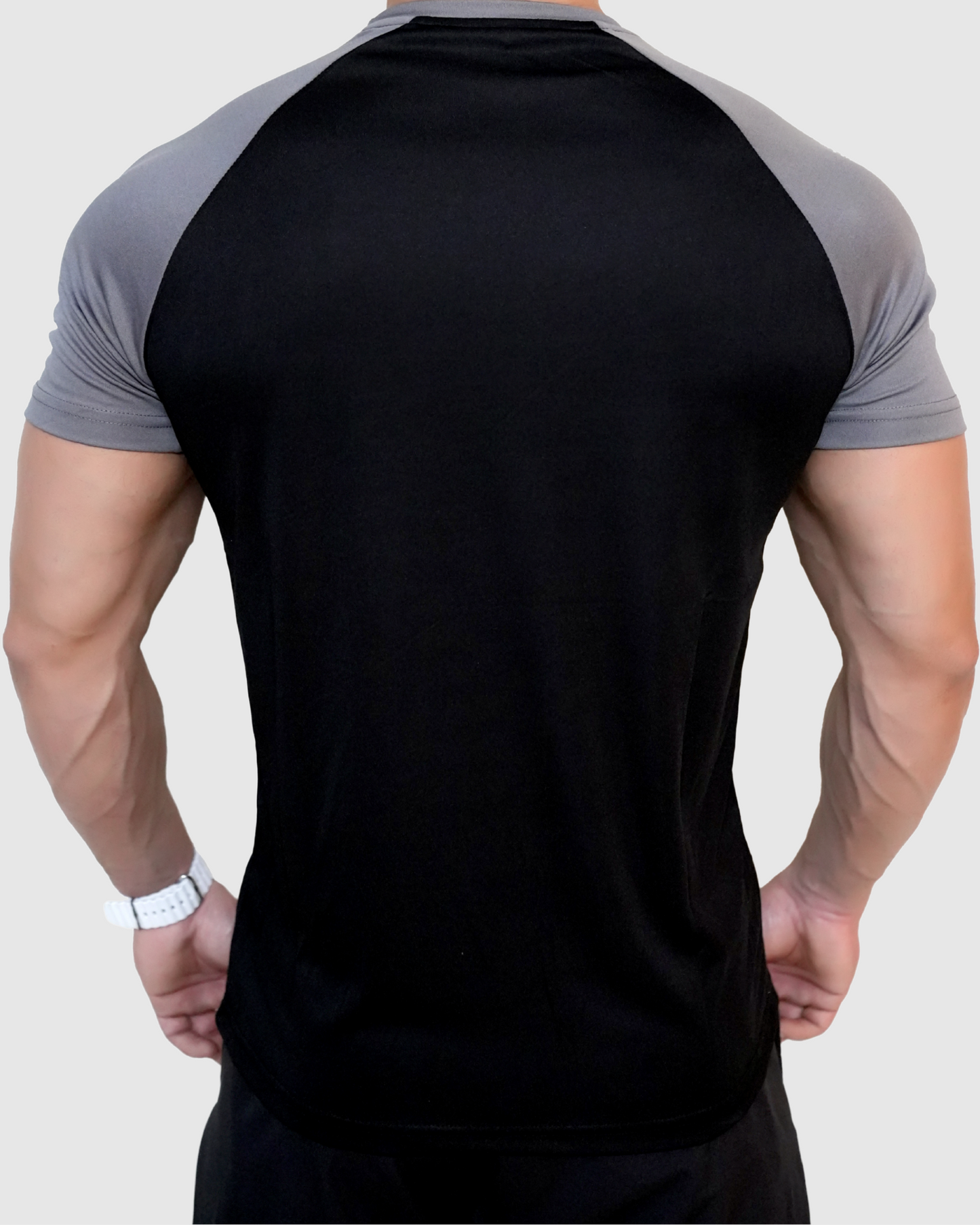 Raglan Baseball Gray-black